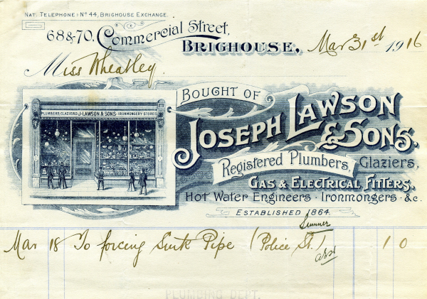 Old Town Centre Business : Joseph Lawson &amp; Son Ltd, est 1864