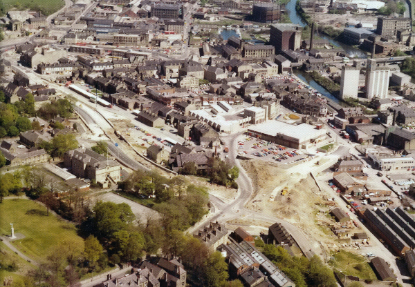 Brighouse Town Centre Changes 1970s